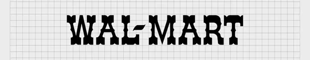 1964-1981 walmart logo - custom logo design