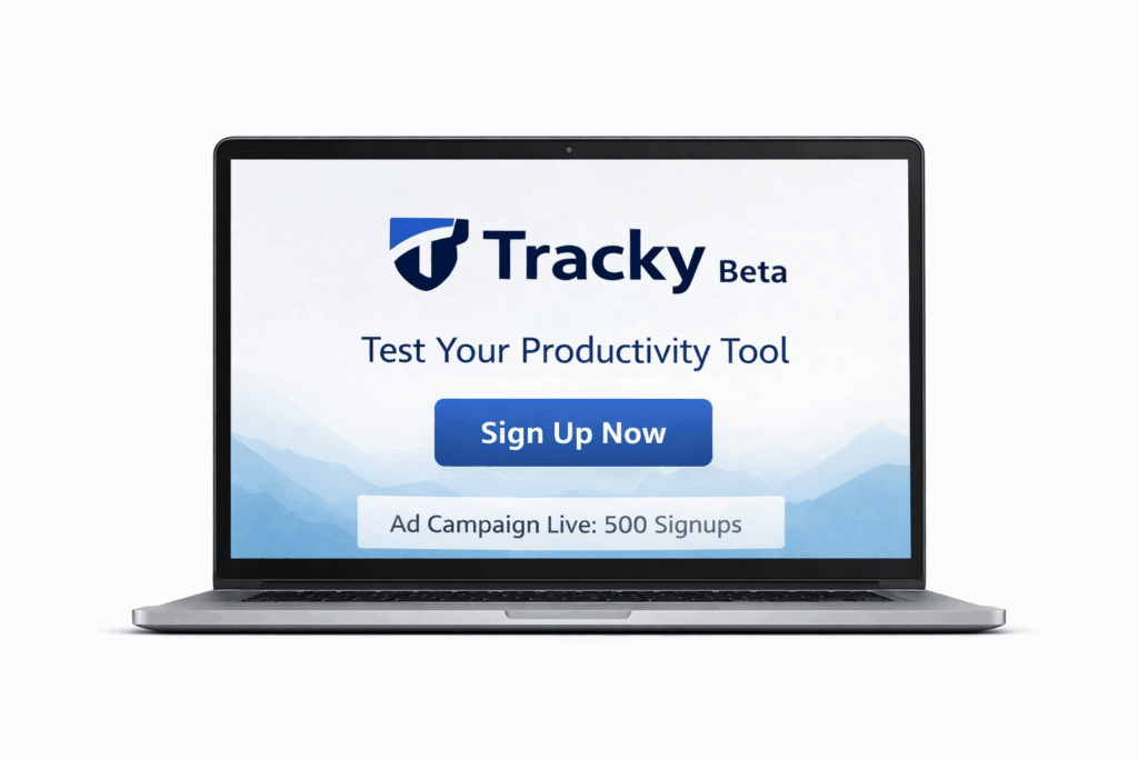 Tracky Beta logo