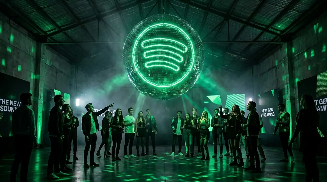 Spotify-disco-ball-logo-logo-design-company