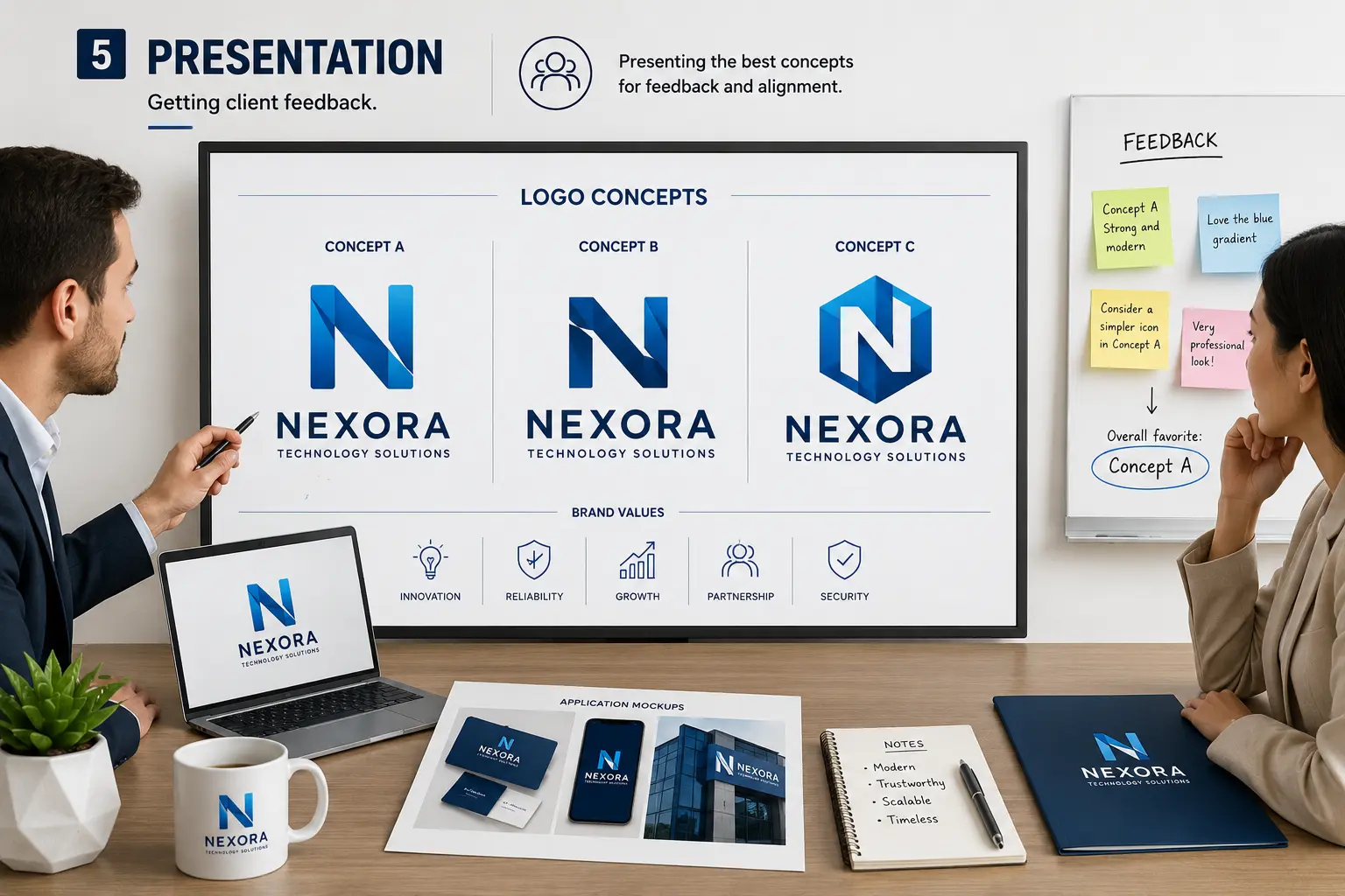 Client feedbak - logo design serivces