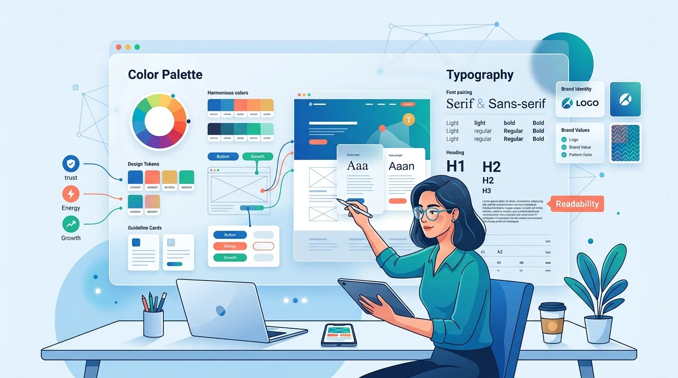 Color Palette and Typography