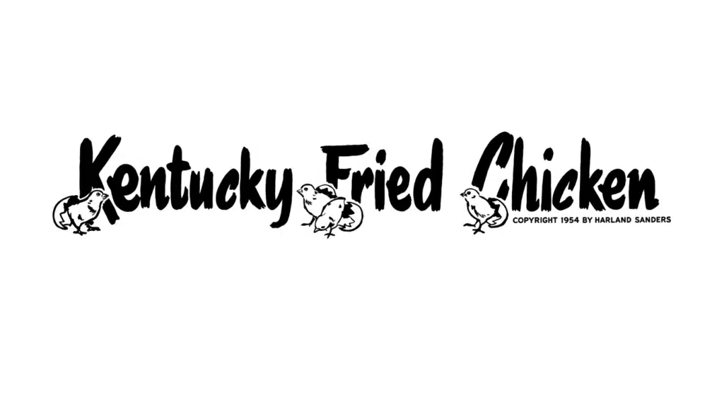 KFC 1954 to 1959 LOGO - logo design agency in USA