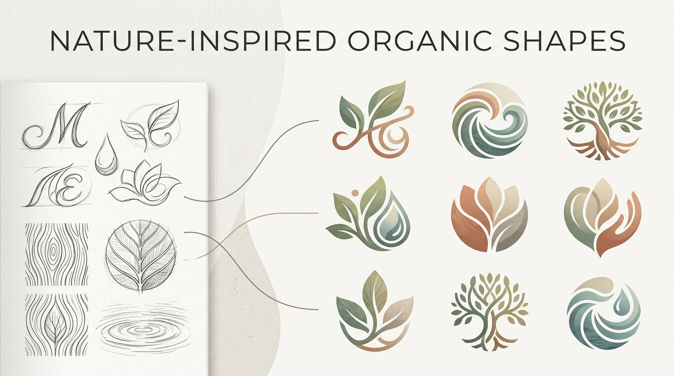 Nature Inspired Organic Shapes - logo design firm