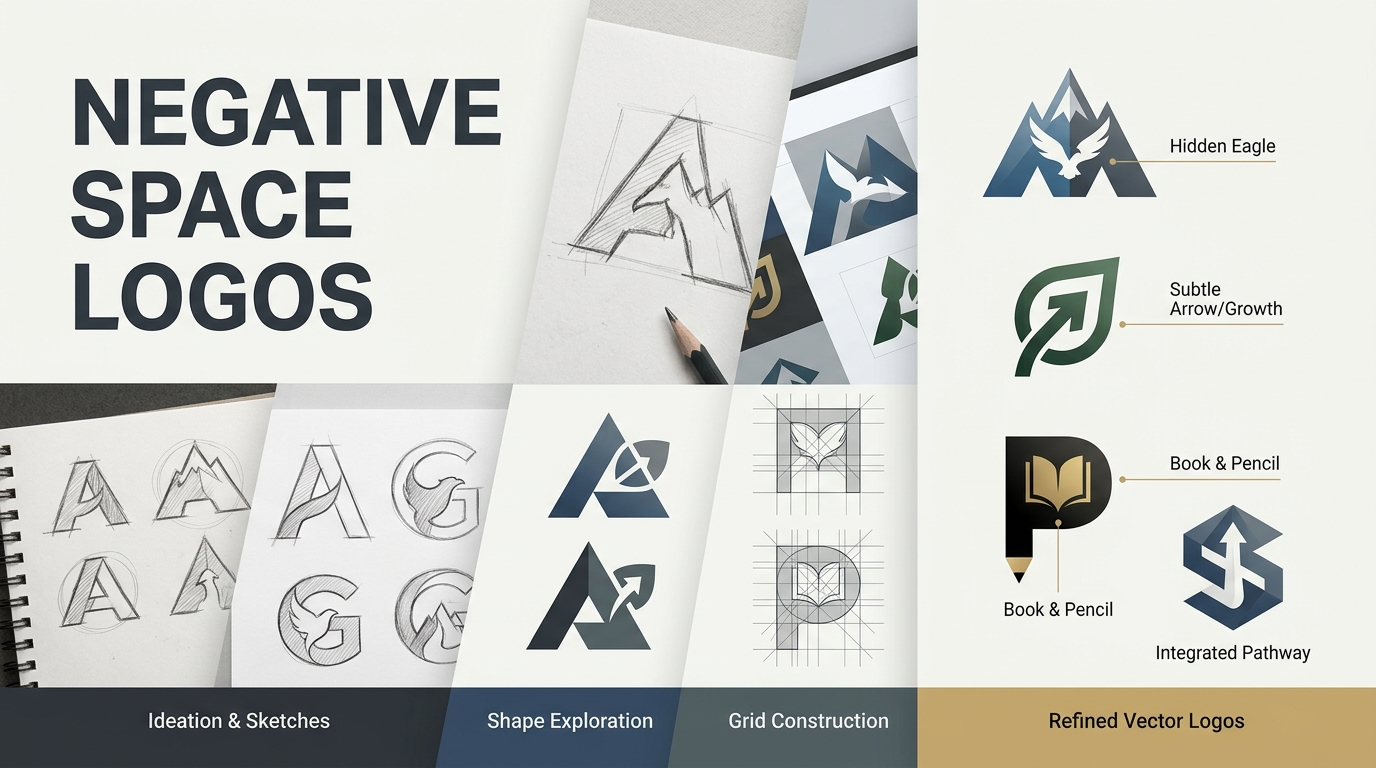 Negative Space Logos - logo design company