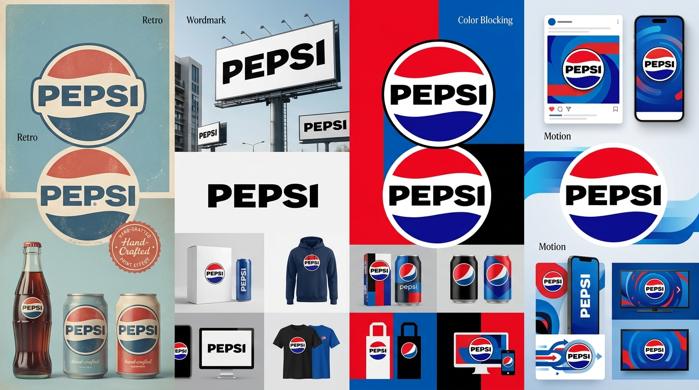 Pepsi logo design trends 2026 - logo design services in USA