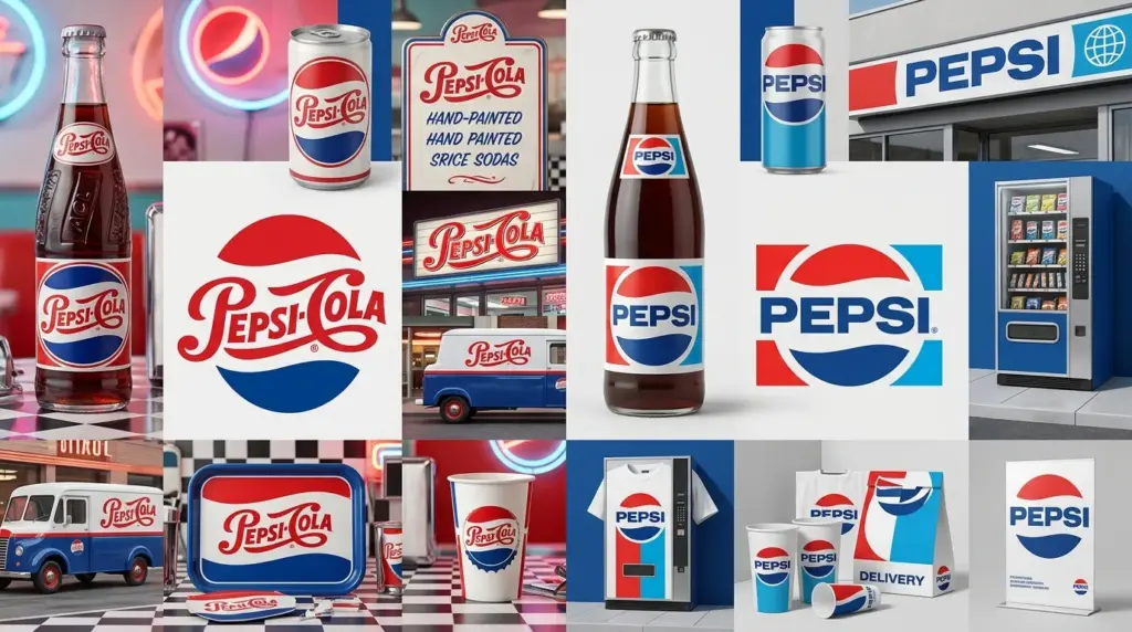 Pepsi-logo-evolution-logo-design-services 