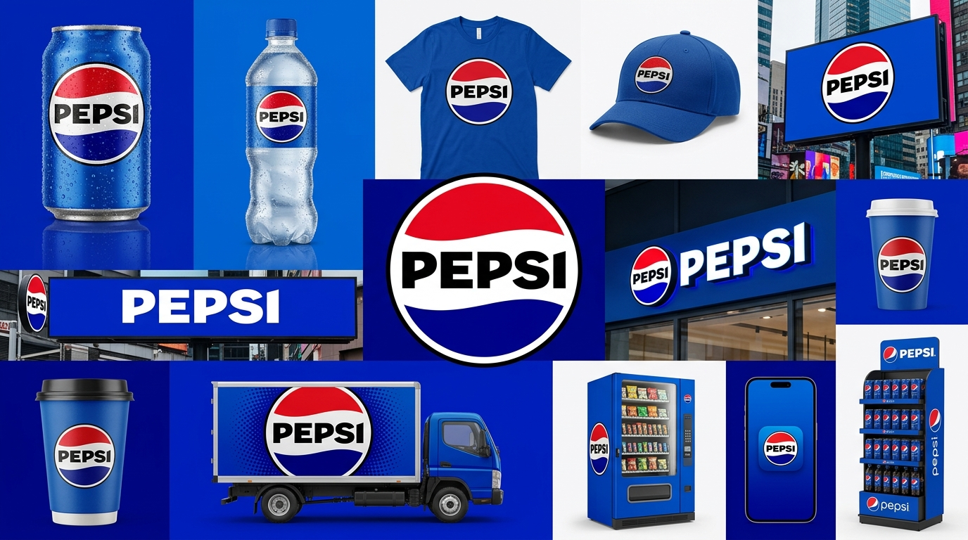 Pepsi logo redesign - logo design services in USA