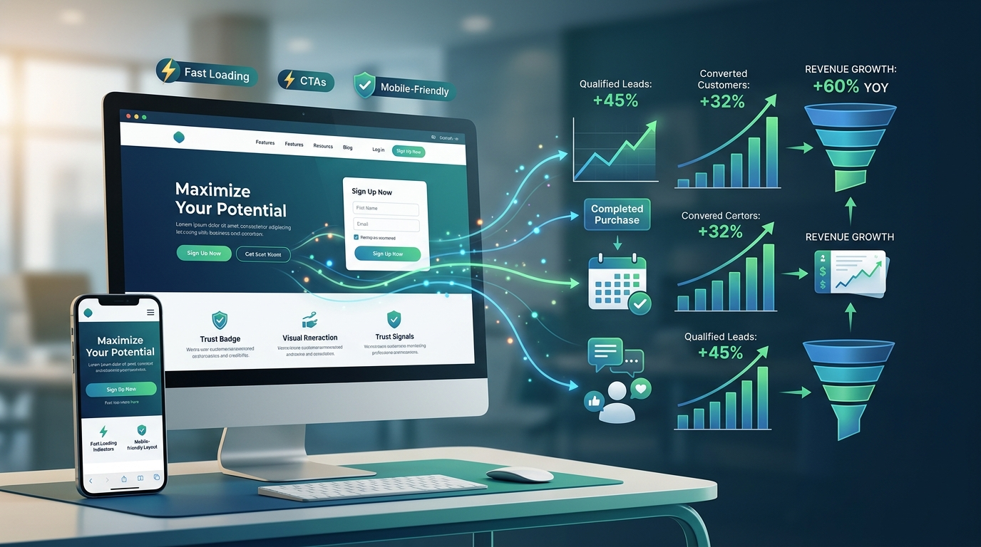 Web design impacts revenueweb design and development services