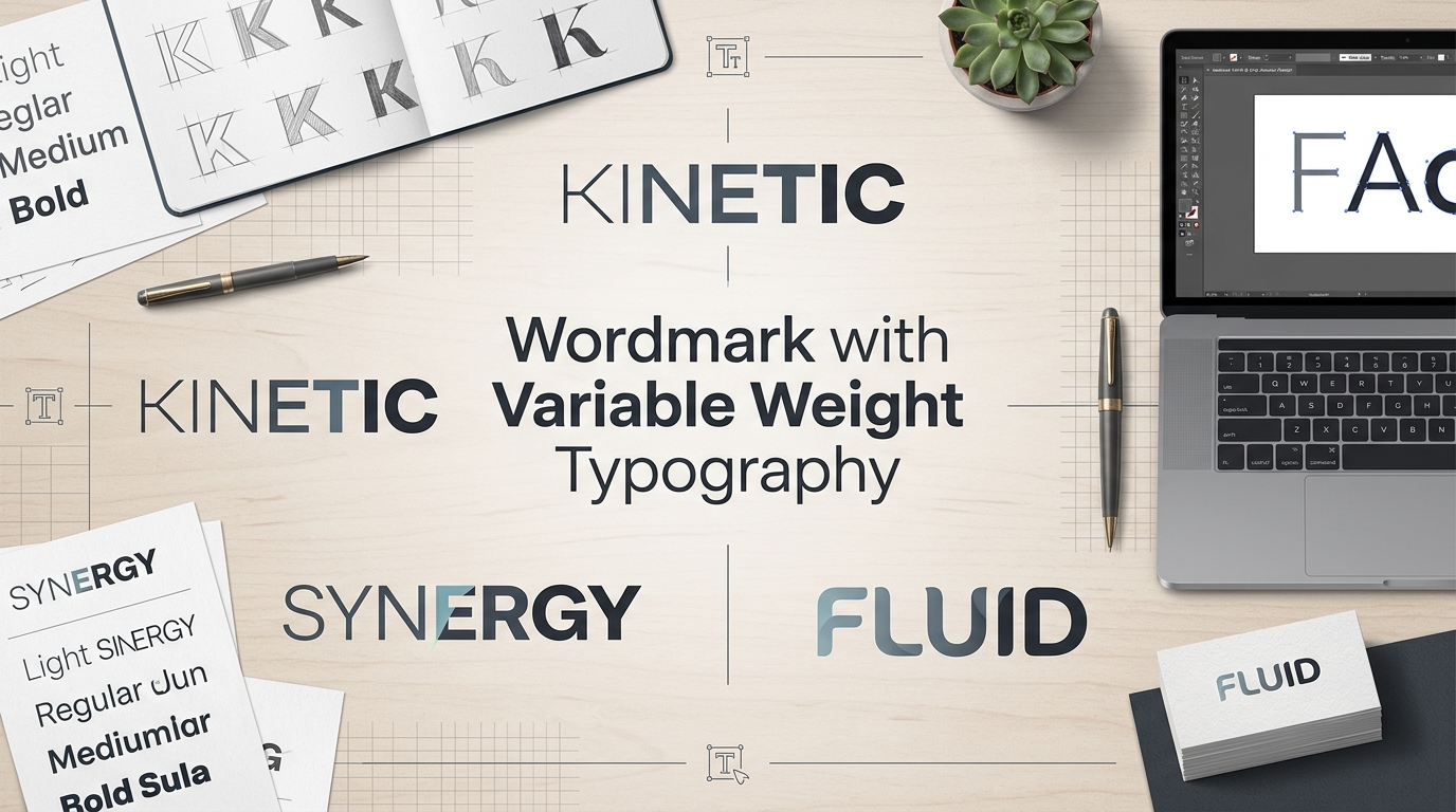 Wordmark Variable Weight - logo design ageny in USA