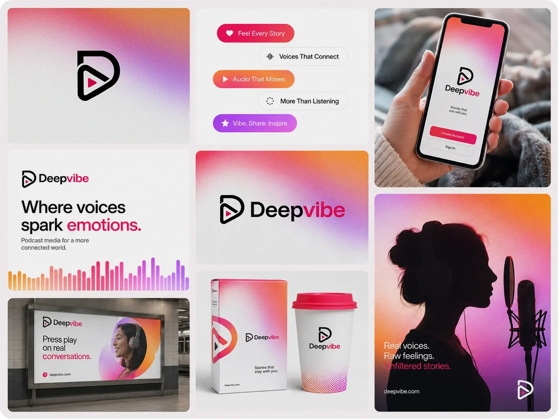 Creative Process for a <span>Creative Entertainment</span><br> Brand Identity