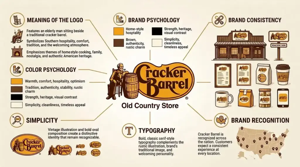 Cracker Barrel logo - logo design company in USA