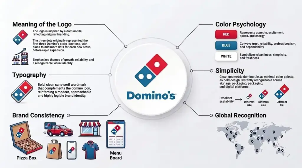 Domino's logo - logo design firm