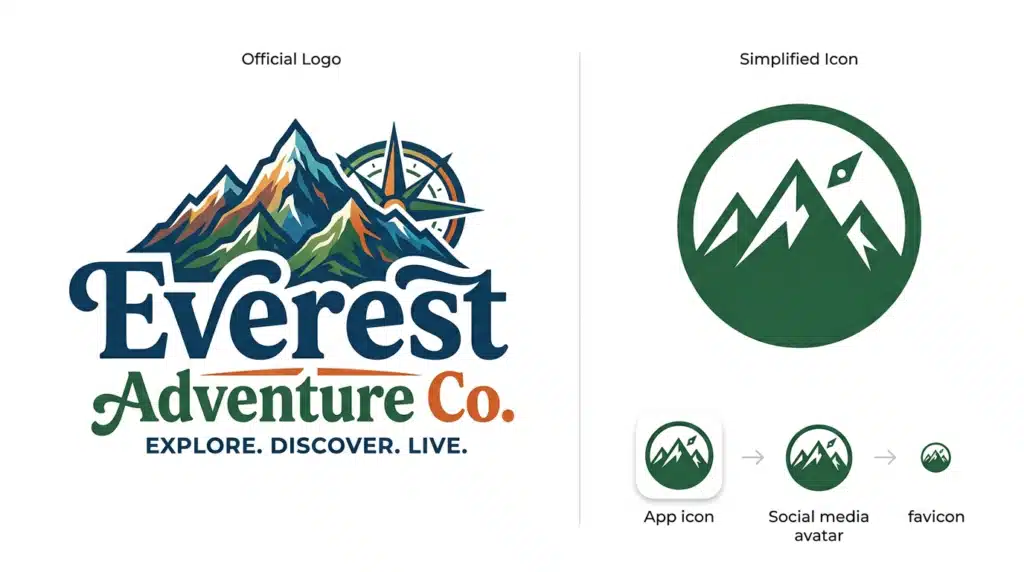 Logo versus icon design - logo design company in USA