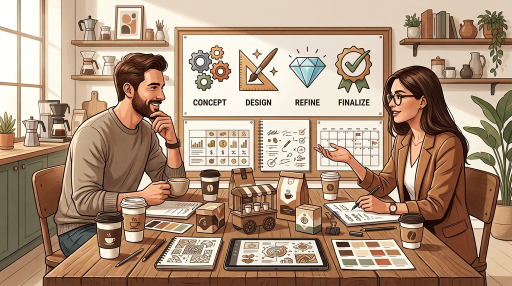 Owner planning budget - logo design services for small businesses