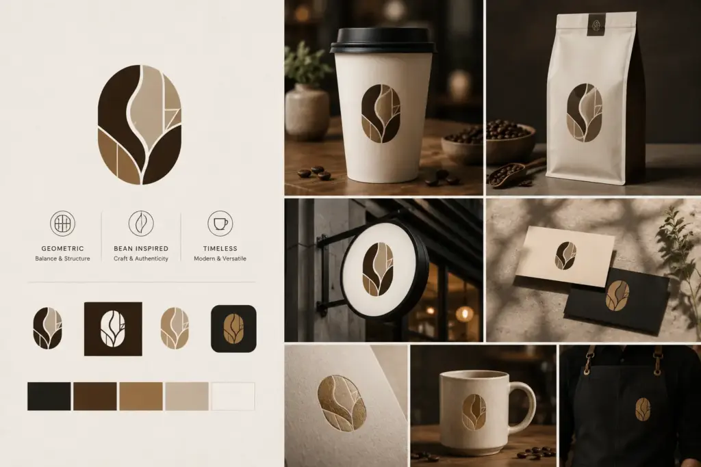 bean coffee - logo design services for startups