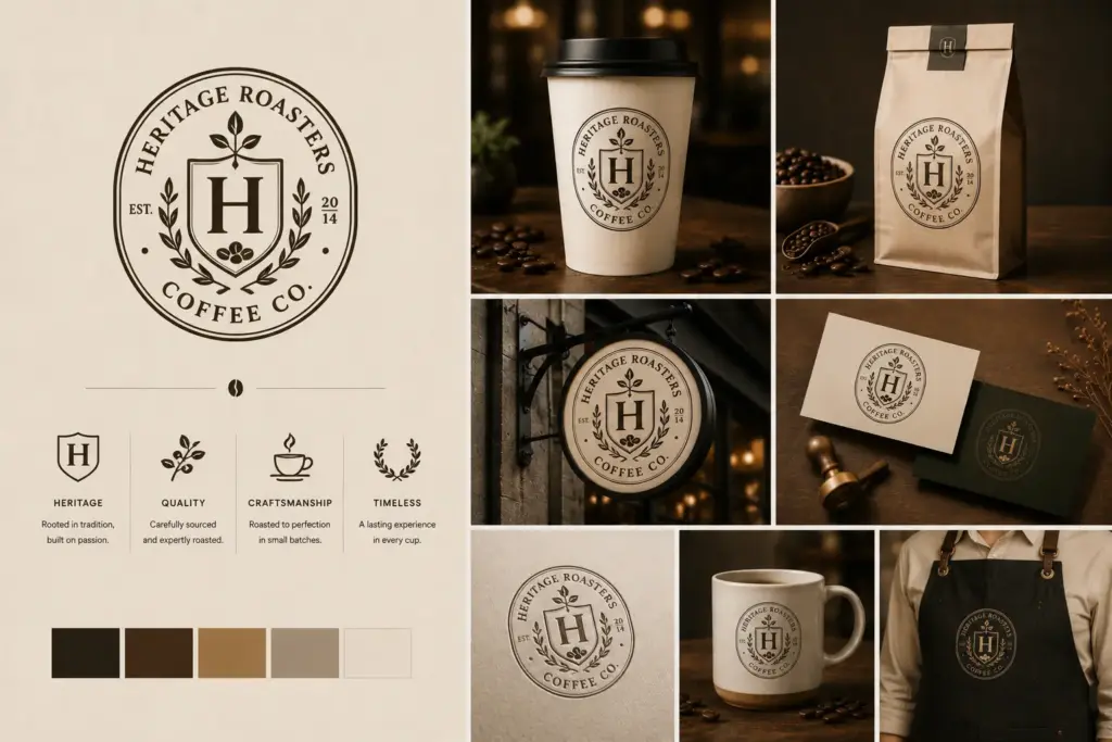 emblem coffee - custom logo design services