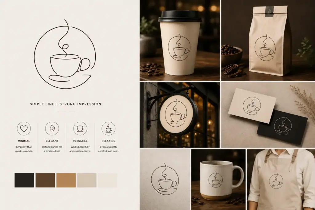 line work - logo design company for startups